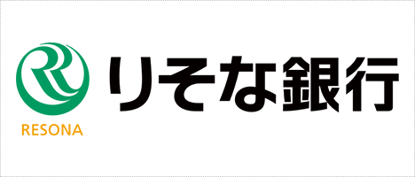 振込先に設定しているりそな銀行のロゴバナー画像